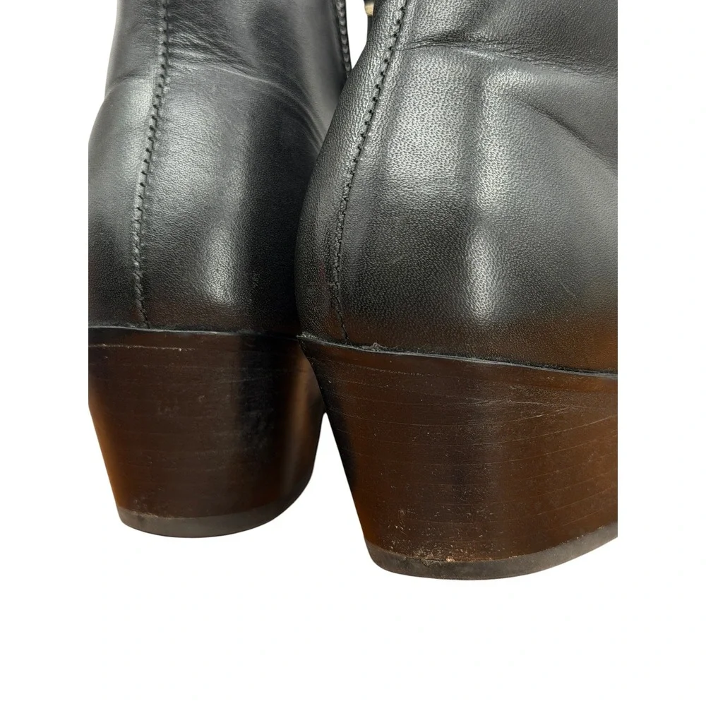 Thursday Boot Co Everyday Ankle Boot Women SZ 6.5 Black Office Modern Leather